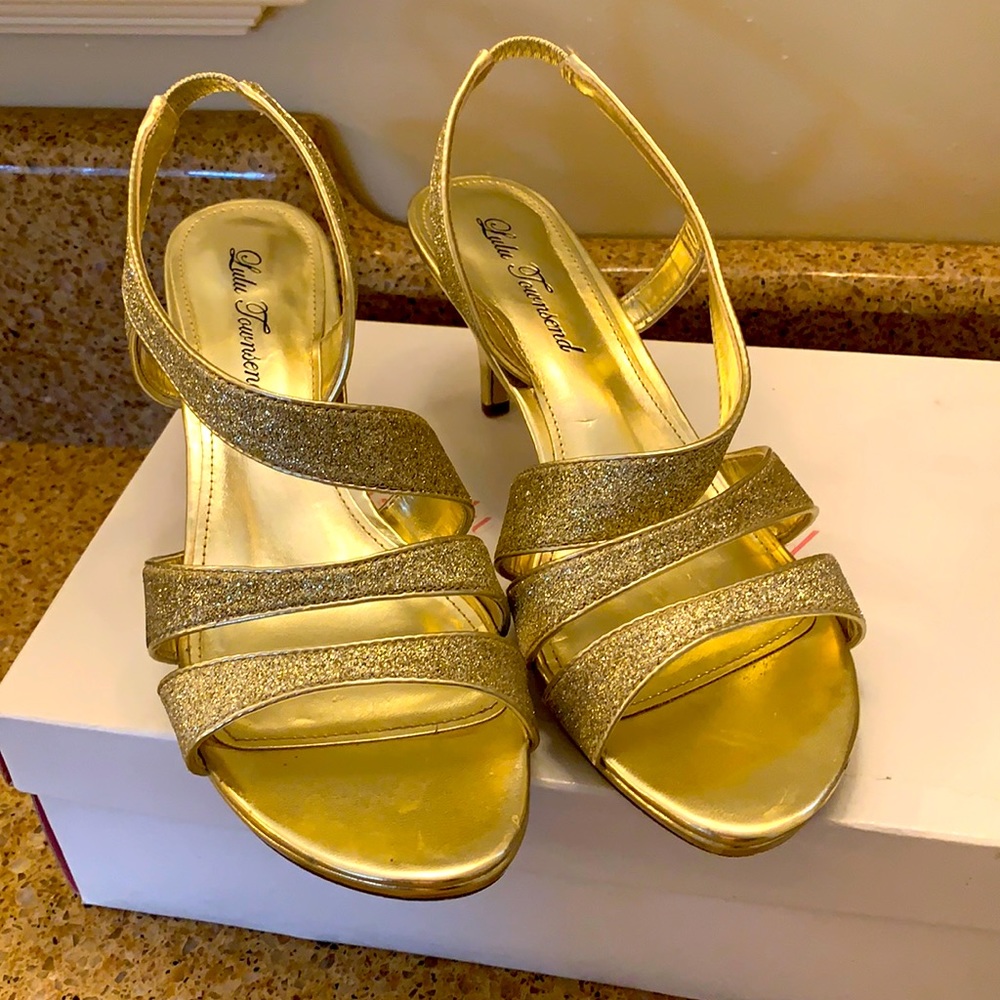 Lu Lu Townsend Gold Dressy Heels